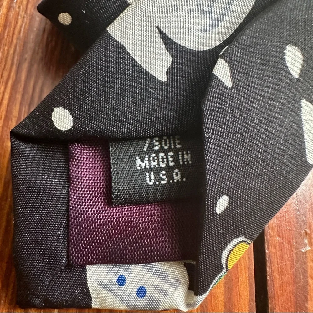Vintage 90s Salant x Save the Children snowman tie